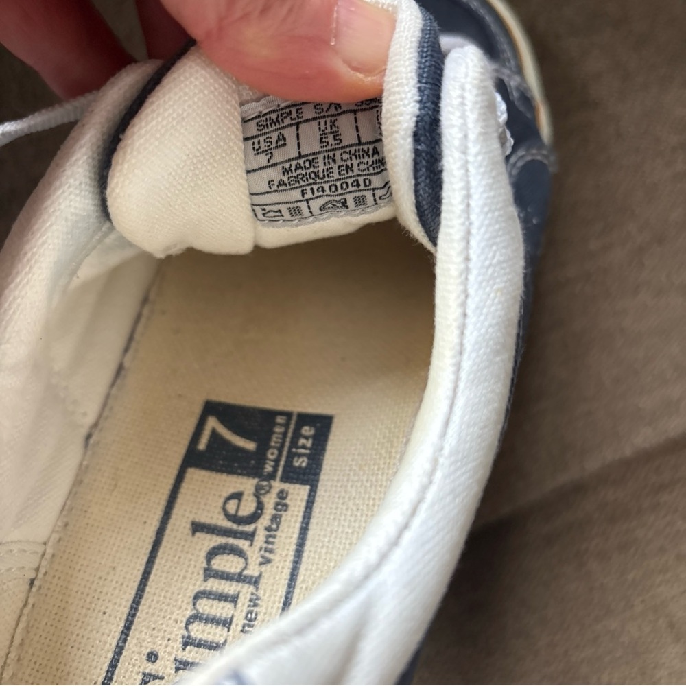 SIMPLE OS Shoes Women’s 7 Canvas Casual Skate 9902 - Picture 11 of 12